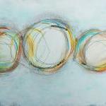 Three Rings - An Original Mixed Media Painting